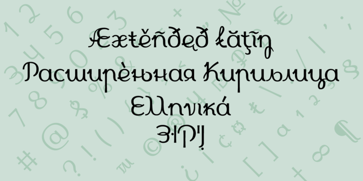 Cursivica Regular Font preview